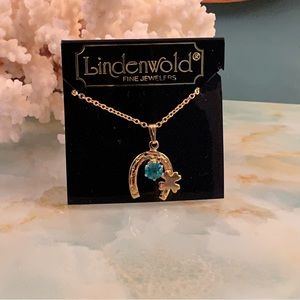 LINDENWOLD Lucky Horseshoe Clover Necklace